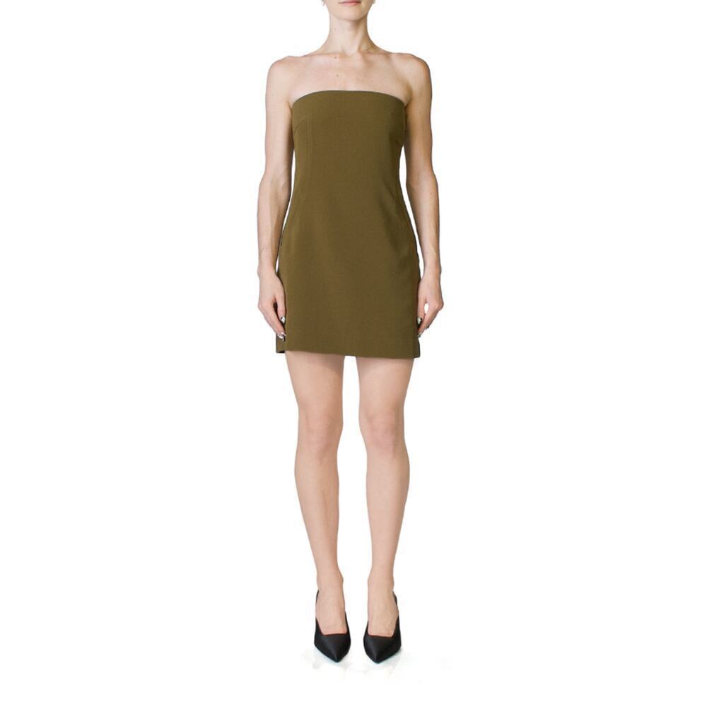 PARIS GEORGIA Audrey Strapless Caramel Brown Mini Dress Size XS - Picture 10 of 10